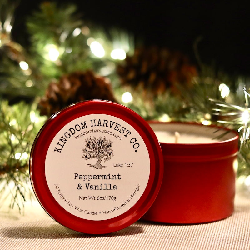 Peppermint Vanilla Candle