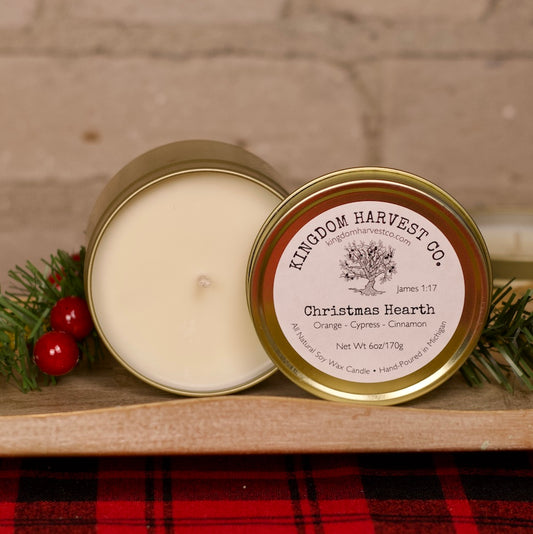 Christmas Hearth Candle