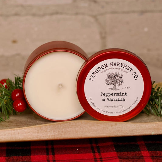 Peppermint Vanilla Candle