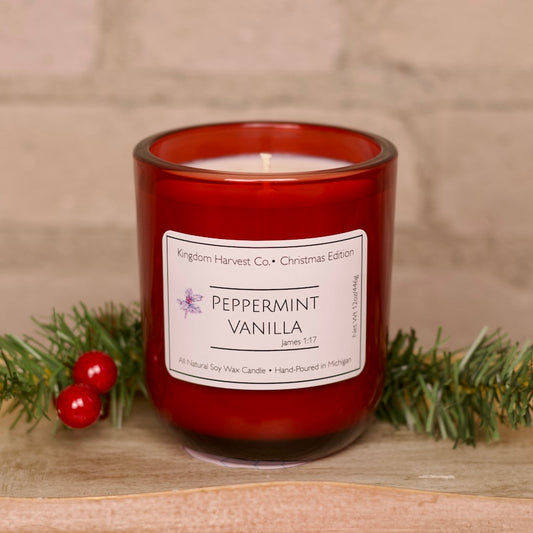 Peppermint Vanilla - Red Jar