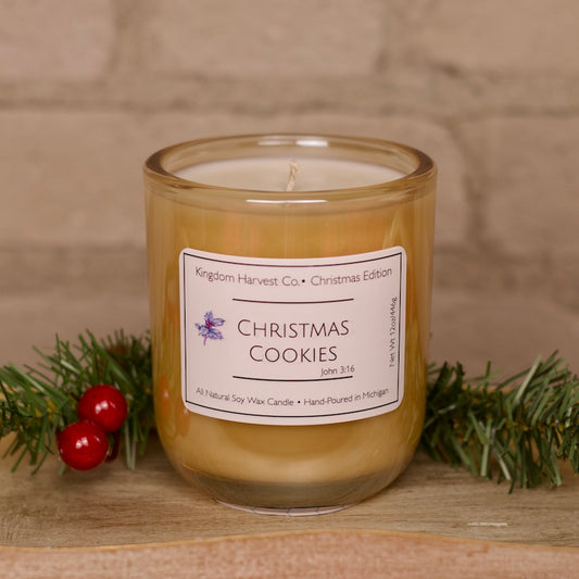 Christmas Cookies - Gold Jar