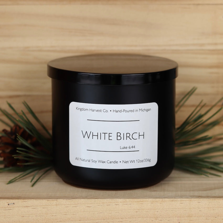 White Birch 3-Wick Soy Candle