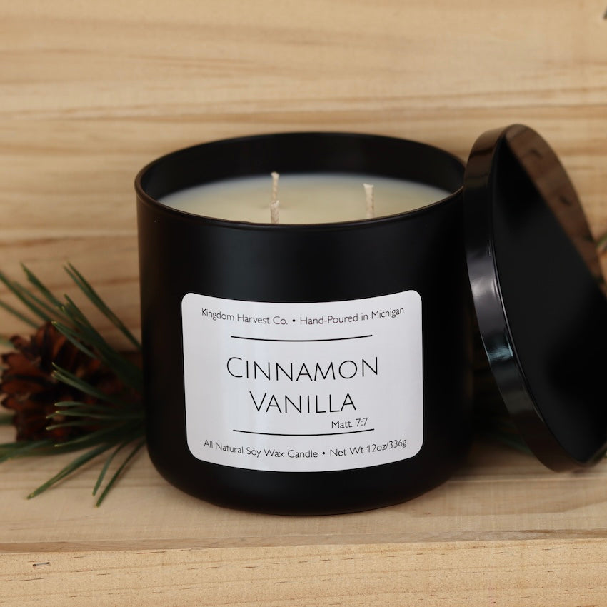 Cinnamon Vanilla 3-Wick Soy Candle