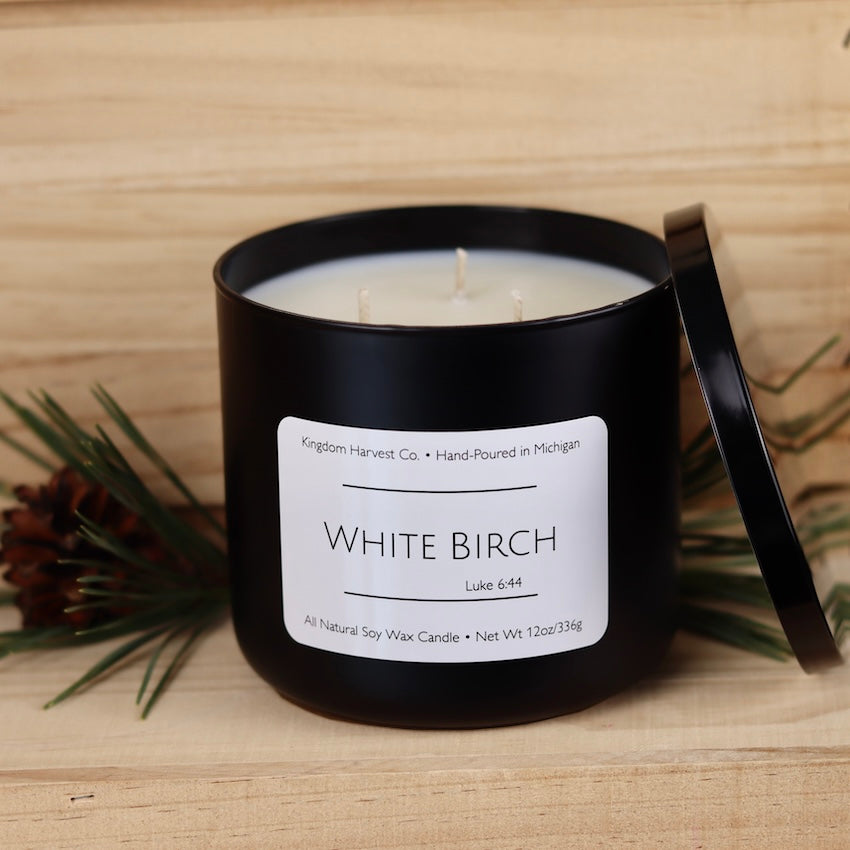 White Birch 3-Wick Soy Candle