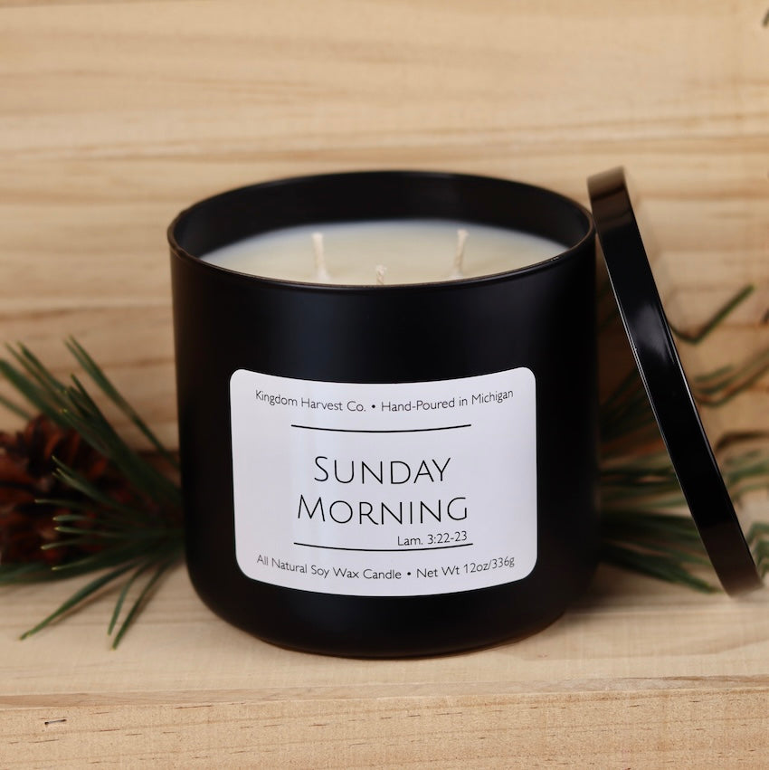 Sunday Morning 3-Wick Soy Candle