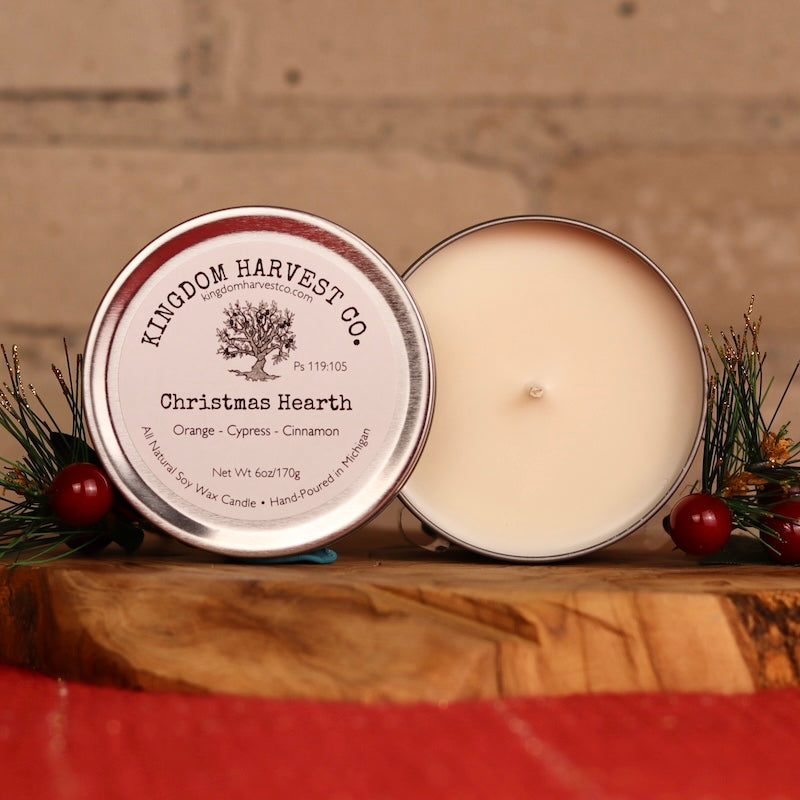 Christmas Hearth Candle