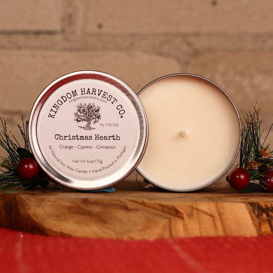 Christmas Hearth Candle